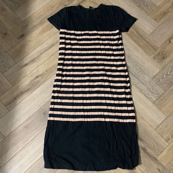 J.Crew Stripes Midi Dress - Picture 2 of 6